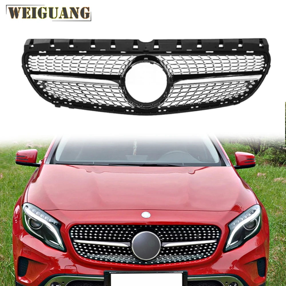WEIGUANG W246 Алмазный гриль Хром Стайлинг автомобиля amg передний для Benz B Class бампер