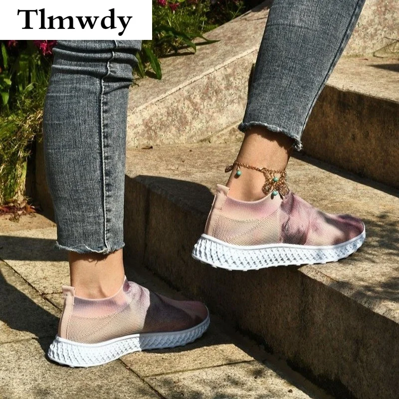 

2021 New Fashion Women's Shoes Color Matching Breathable Vulcanized Shoes Women's Sneakers Spring Comfortable Mesh Casual Shoes