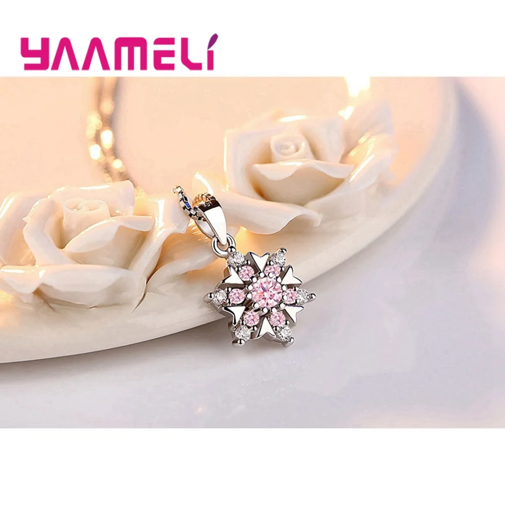 Дешевые Продажи 925 стерлингового серебра ювелирные изделия белый/розовый