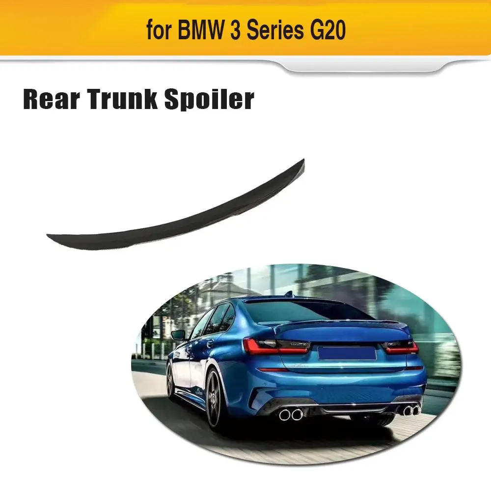 Задний спойлер для багажника из углеродного волокна BMW 3 серии G20 G28 M Sport 2019 2020