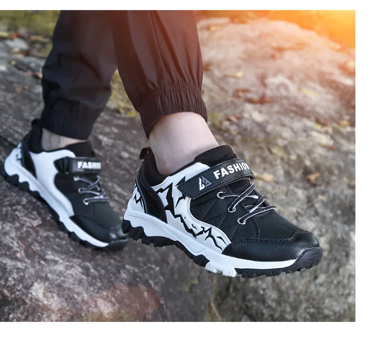 1801 Hiking Children Shoes For Kids Sneakers Winter Boys Casual Shoes Girls Sneakers Boys Snow Shoes Climb Mountains Ice