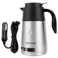 1200ml 200W Car Electric Water Kettle Insulation Pot Heating Cup Truck Car Cigarette Lighter 24V Kitchen Appliance