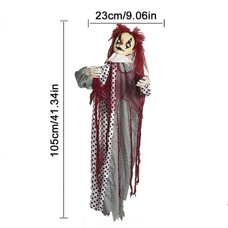 

Halloween Party Decoration Induction Electric Clown Eyes Glowing Screaming Ghost