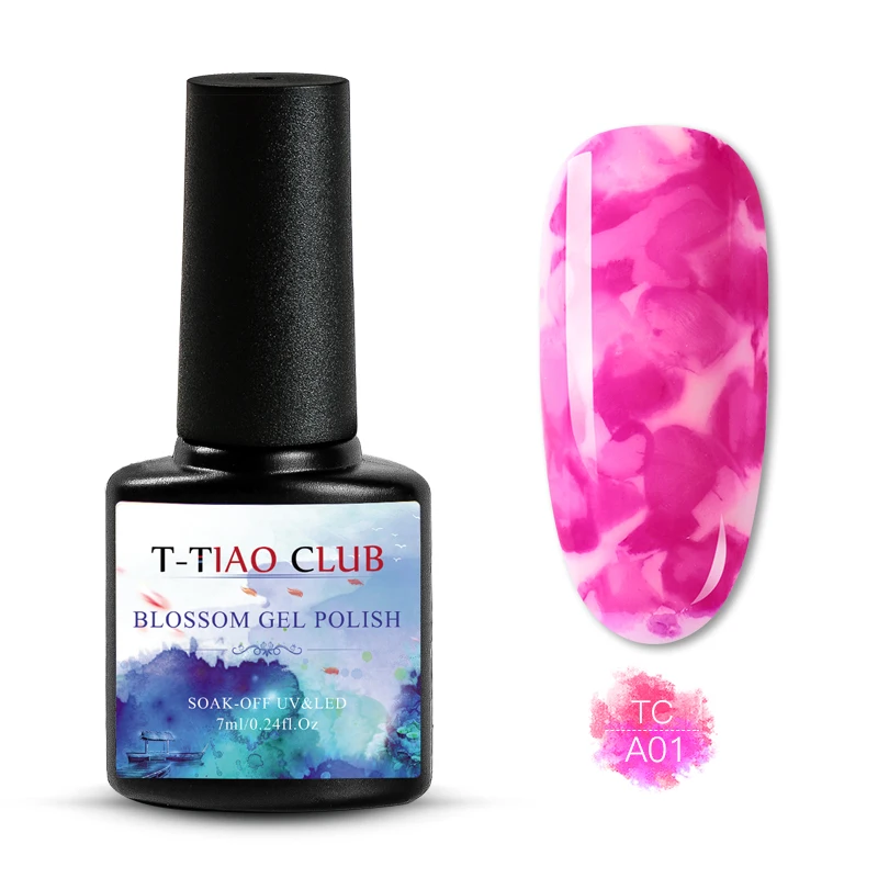 T-TIAO CLUB Blossom Гель-лак для ногтей DIY Цветущий Цветочный узор светодиодный Гель-лак для ногтей УФ-лак Полупостоянный Гибридный базовый T - Цвет: GZ115