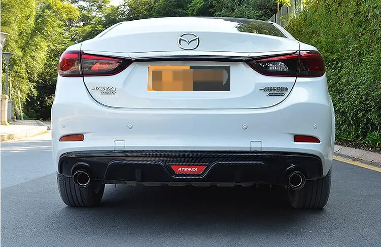 Задний спойлер для Mazda 6 Atenza задний 2015 2018 бампер из АБС пластика диффузор