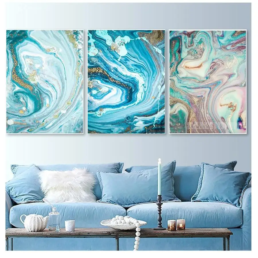 3 Piece Diamond Painting Wall Art Abstract Texture Triptych Landscape Diamond Embroidery,Full Drill,Sqaure Round Diaomnd N1229