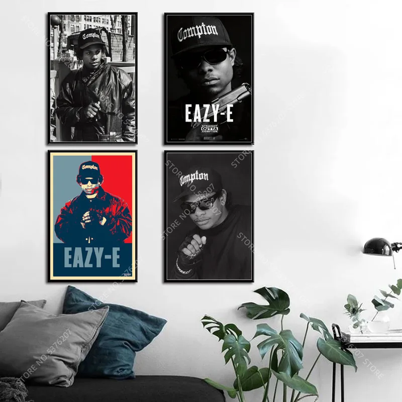 G306 художественный Декор Eazy E хип хоп NWA рэп музыка звезда рэпер настенная Картина
