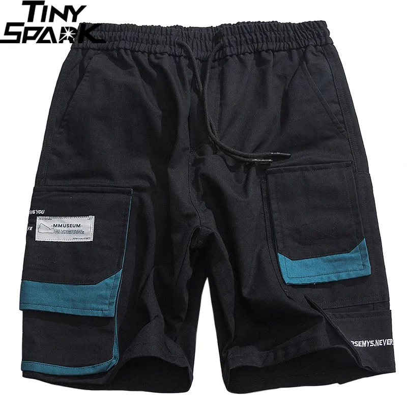 2019 мужские шорты для бега в стиле Харадзюку уличная одежда хип хоп карго с