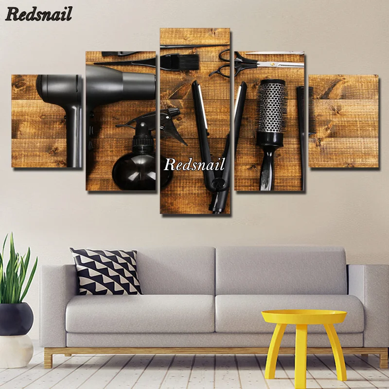 

DIY Алмазная картина Парикмахерская электрическая сушилка для волос 5D полная дрель мозаика Алмазная Вышивка Набор для рукоделия домашний Де...