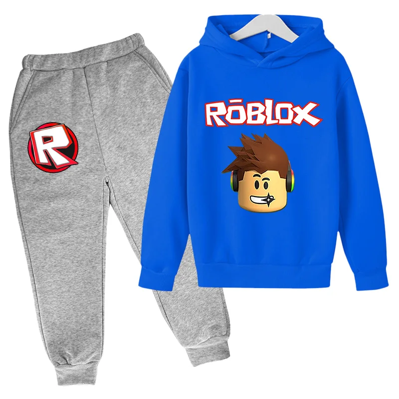 

Chid Boy Clothes Set Kids Roloxing Birthday Suit Girls Tracksuits Sport Suits Hoodies Top +Pants Set Children 4-14 Years Autumn