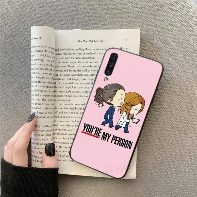 

Greys Anatomy You're My Person Phone Case For Samsung galaxy S 9 10 20 A 10 21 30 31 40 50 51 71 s note 20 j 4 2018 plus