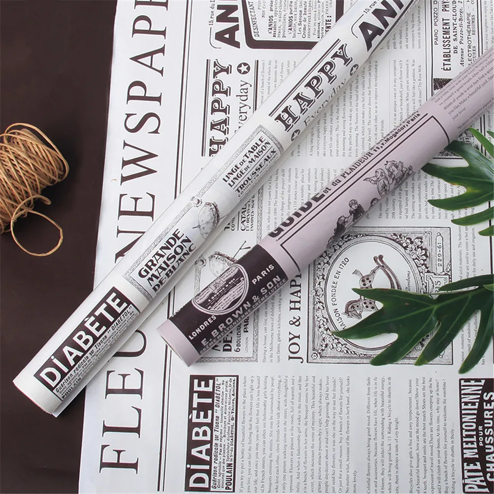 Упаковочная бумага для цветов 10 ярдов 40 г | Дом и сад