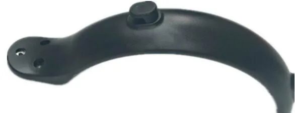 back black mudguard Аксессуары для электрического скутера, для Xiaomi, скутер M365, крыло, подставка, колокольчик, отражатель, наклейка, тормозной диск, дисплей, доска, сцепление, оболочка - Цвет: back black mudguard