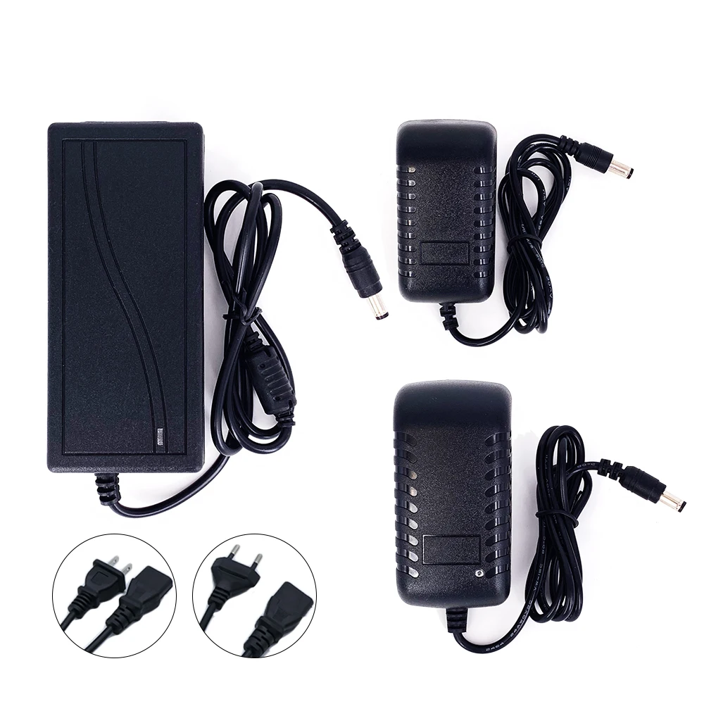

DC 12V 24V Adapter Power supply 1A 2A 3A 5A 10A Lighting Transformer AC100-240V Input EU / US Plug
