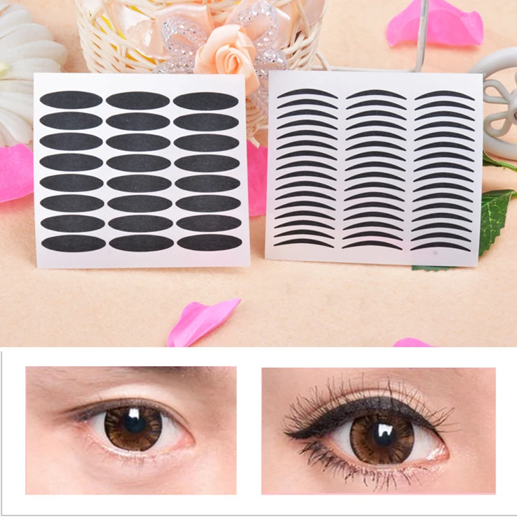 Профессиональный макияж Черная Подводка для глаз двойная лента век красивая