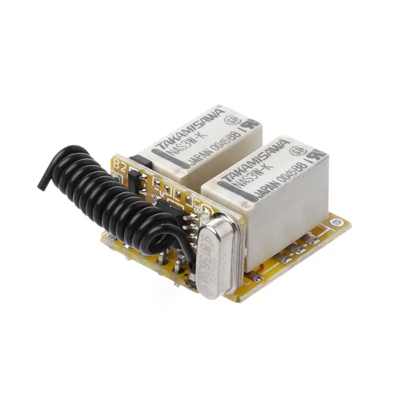 Реле дистанционного переключателя 2CH DC3.7V 4 2 V 5V 6V 7 8 9V 12V выход 0V реле сухого
