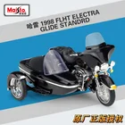 Maisto 1:18 1998 FLHT Electra Road Glide Стандартный мотоциклетная коляска сплав под давлением модель мотоцикла Игрушка