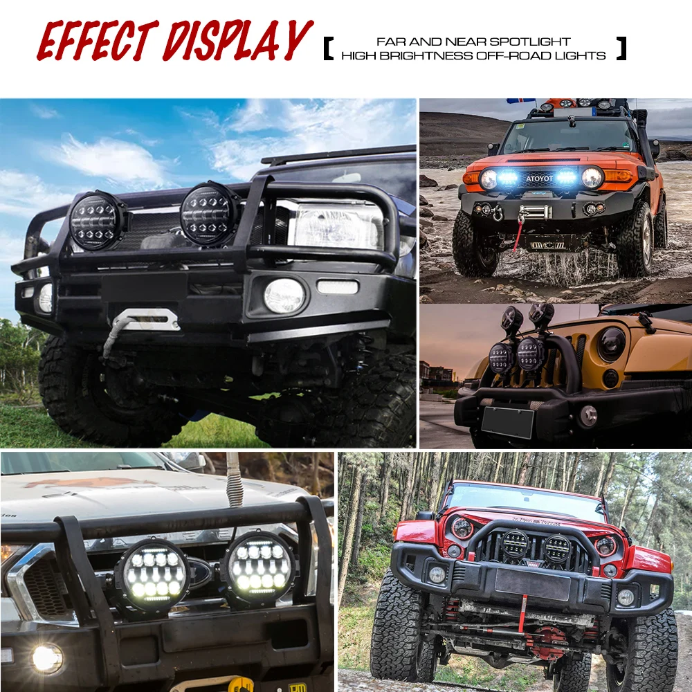 36 Вт круглый 12 В светодиодный светильник для вождения 4x4 внедорожный Грузовик