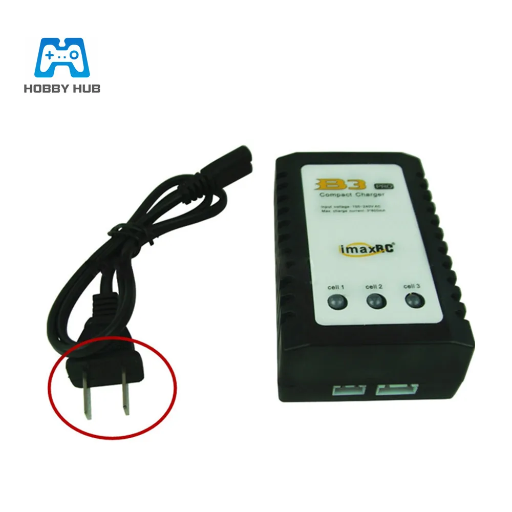 High Quality New 7.4v lipo battery balance charger iMaxRC iMax B3 Pro Compact 2S 3S Balance Charger EU US Plug For RC Helicopter | Игрушки и