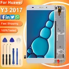 HH Акция Y3 2017 ЖК-дисплей заменить для Huawei Y5 Lite 2017 ЖК-дисплей Y3 2018 Дисплей Сенсорный экран планшета Ассамблеи Бесплатная доставка + инструменты