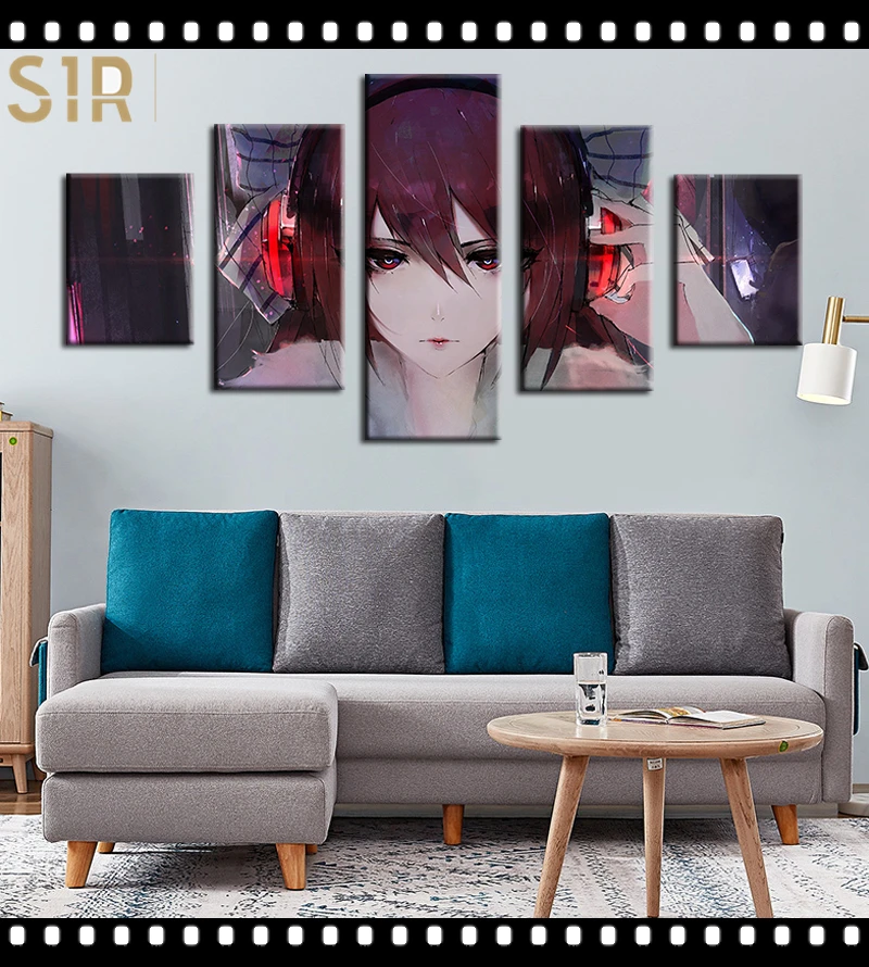 

Anime Movie Posters Wall Art 5 Pieces Canvas Painting Poster Pictures Home Decor Living Room HD Printed Poster Wall Painting