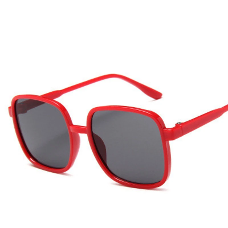 

classic vntage square kids sunglasses 2020 luxury brand trendy colored silver boys girls sun glasses vintage shade mirror UV400