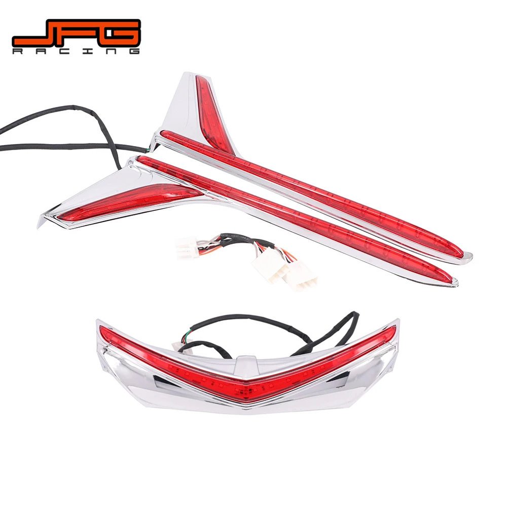Наконечник заднего крыла мотоцикла вертикальные светодиодные ленты