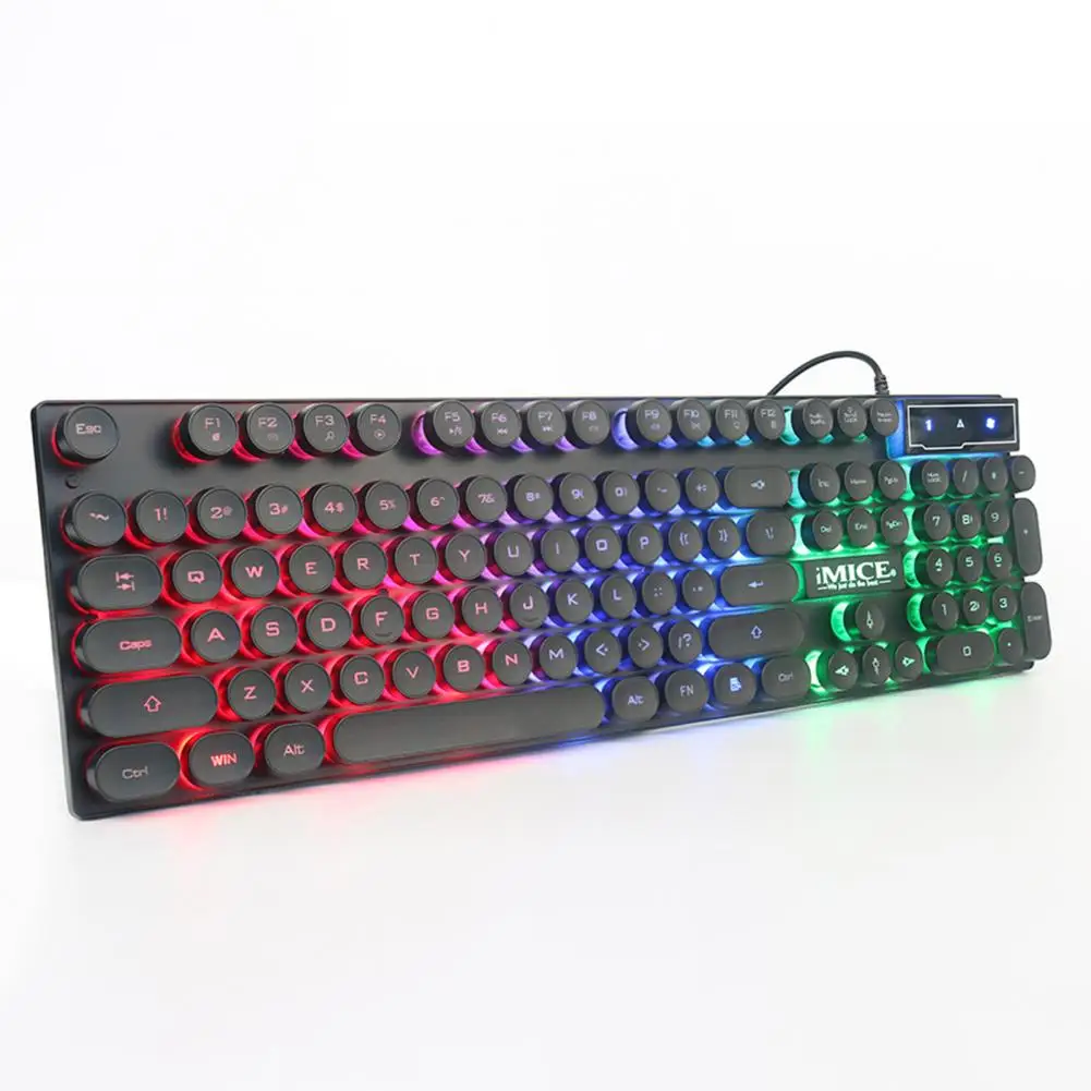 

New IMICE AK-800 Gamer Keyboard Three Color Backlight Narrow Edge Tech Laser Engraving Backlight Gaming Keyboard for Laptop