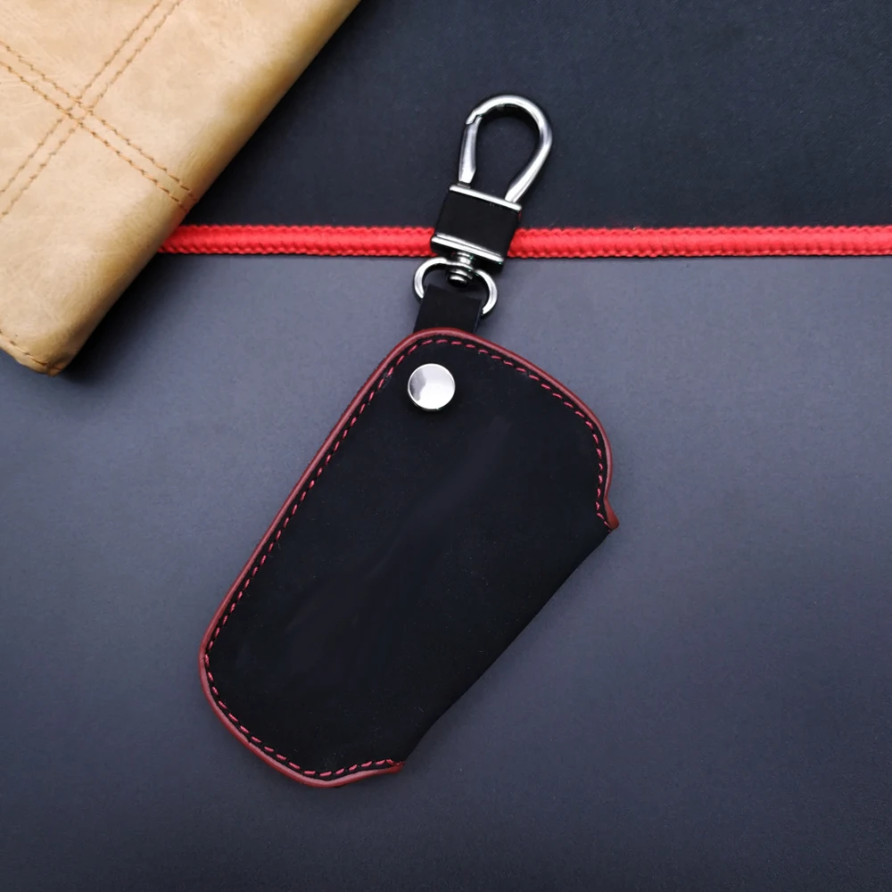 Модный замшевый кожаный чехол с дистанционным управлением для автомобиля