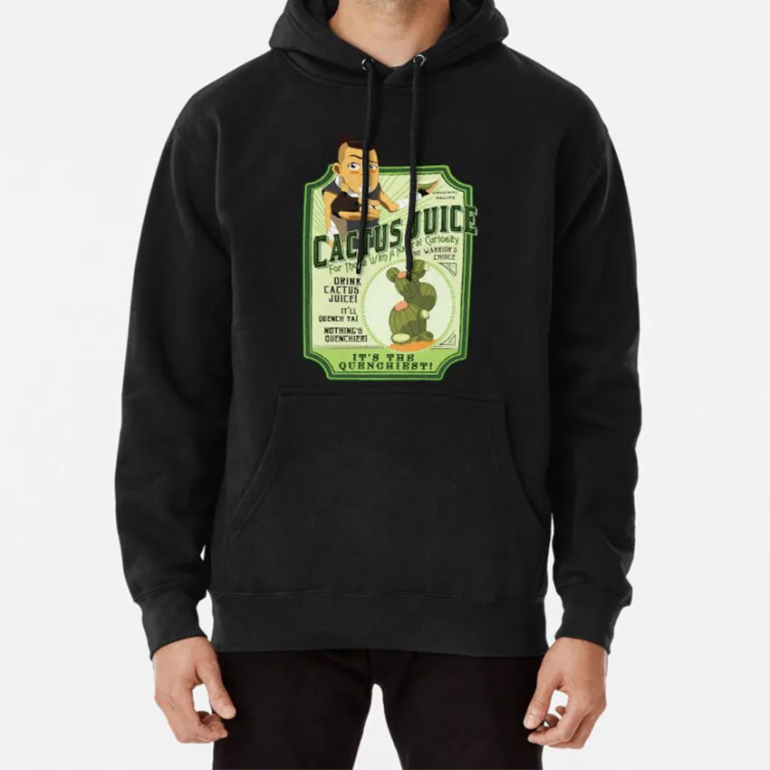 

Drink Cactus Juice Hoodie Atla Sokka Cactus Juice Label Vintage Water Tribe Ad