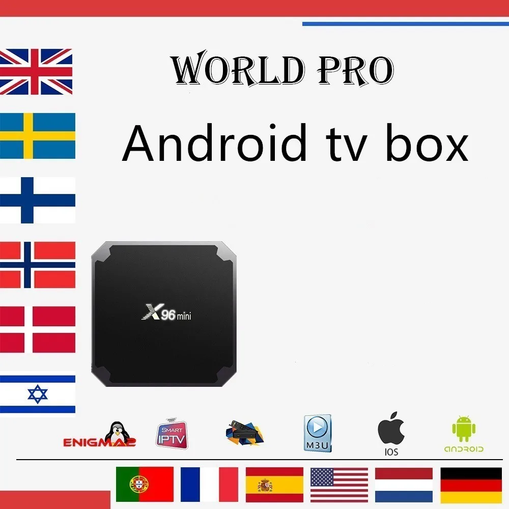 ТВ приставка World X96 mini на Android 9 0 Поддержка арабского голландского Израиля