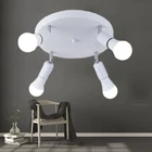 Современные подвесные светильники регулировки 4 подъездных путей, E27 педант лампы потолочные украшения искусства подвесной светильник коридор обеденный Кухня Гостиная