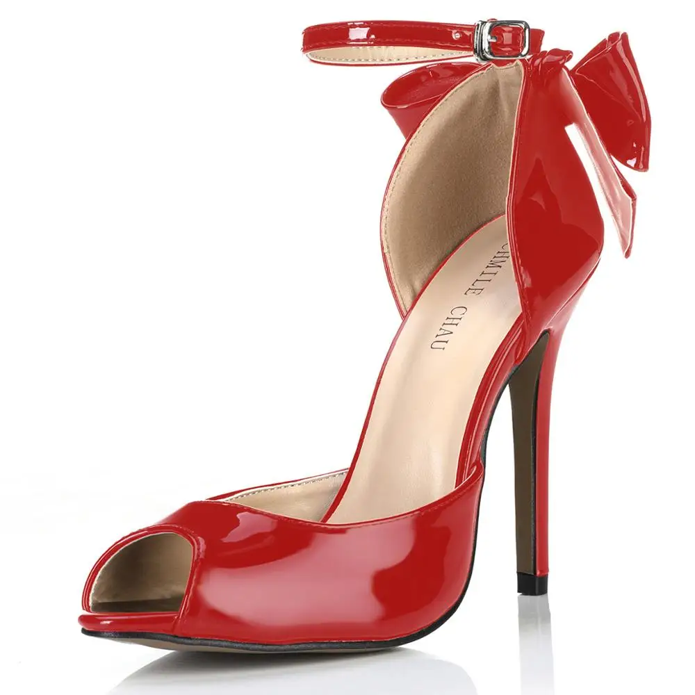 Пикантные туфли для невесты Вечерние открытый носок Ремешок на щиколотке