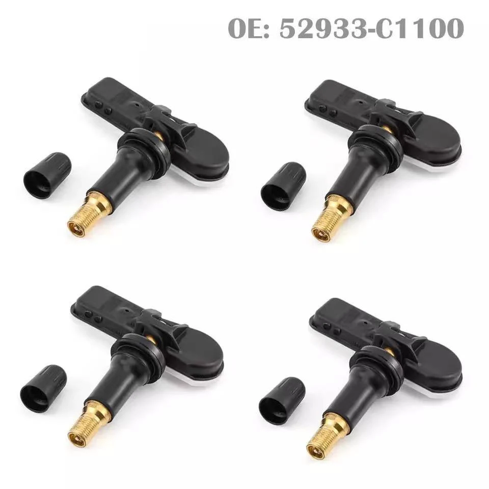 

Датчик давления в шинах автомобиля TPMS 52933-C1100, 4 шт., для Hyundai Creta IX25 Tucson I40 IX35 Sonata 2014-2019 i20 433 МГц