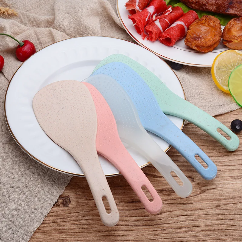 

Wheat Straw Rice Spoon Creative Kitchen Rice Spoon Rice Spatula Rice Cooker Rice Shovel