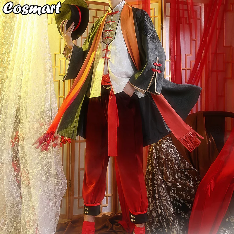 Одна деталь с принтом &quotМанки Д. Luffy Tang костюм стиль косплей в китайском стиле