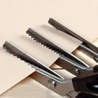 Швейная вырезка 23,5 см зигзаг, изготовление одежды, искусственная кожа, ножницы для шитья, ножницы для текстиля, джинсовой одежды, рукоделие