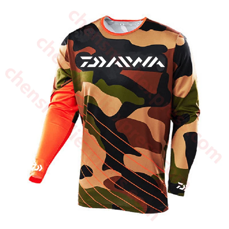 

2020 DAIWA Summer Men Long Sleeve Fishing Clothing Ultrathin Sunscreen Anti-uv Breathable Coat Fishing Shirt Size XS-5XL Jacket