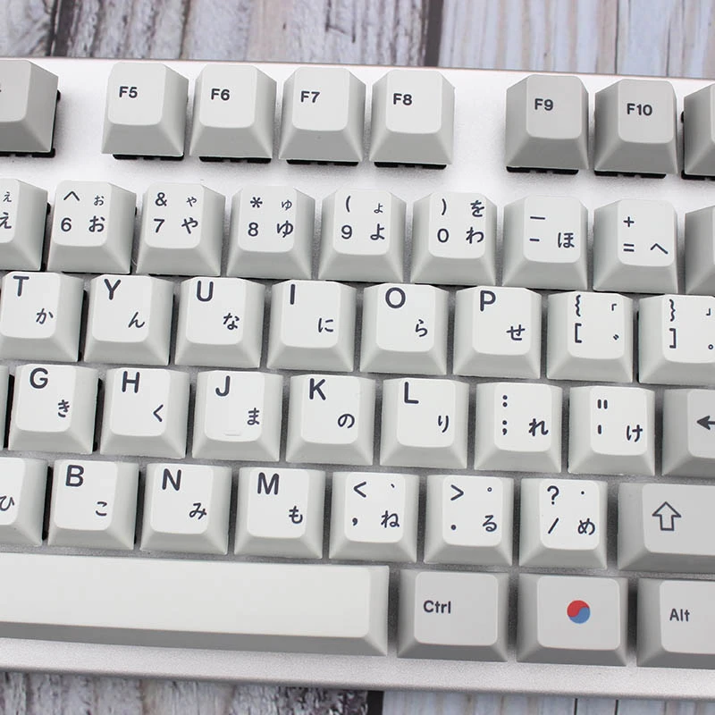 Мини-клавиатура Dye Sub Keycaps гранитный цвет для механической клавиатуры Вишневый японский корень черный шрифт Pbt Keycap Teclado
