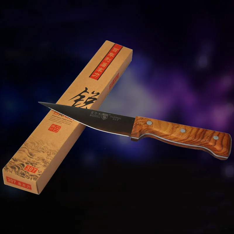 307 нержавеющая сталь Профессиональный кухонный Eviscerate нож для мяса и костей