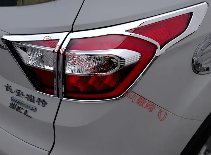ABS хромированный задний фонарь задняя рамка крышка лампы молдинг для Ford Kuga Escape 2017