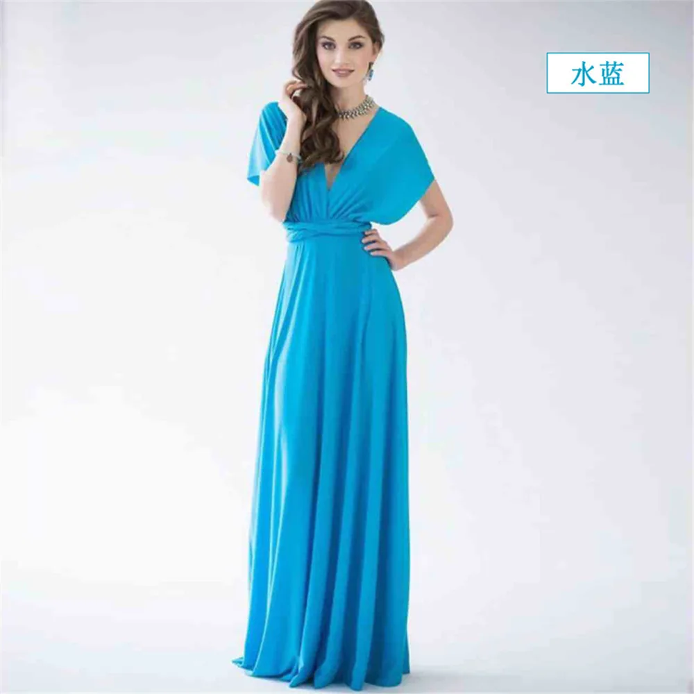 2020 Новое сексуальное длинное платье с цветами для подружки невесты многоходовой