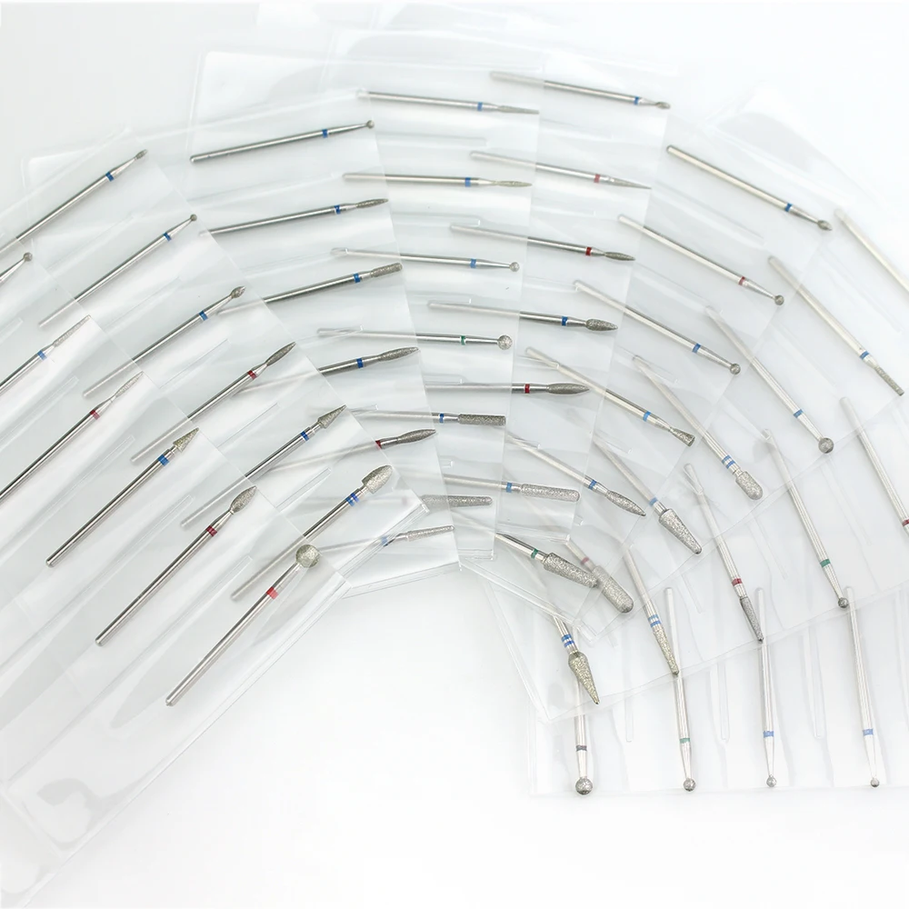 Набор Алмазных фрез для маникюра и педикюра набор из 6 насадок электрической