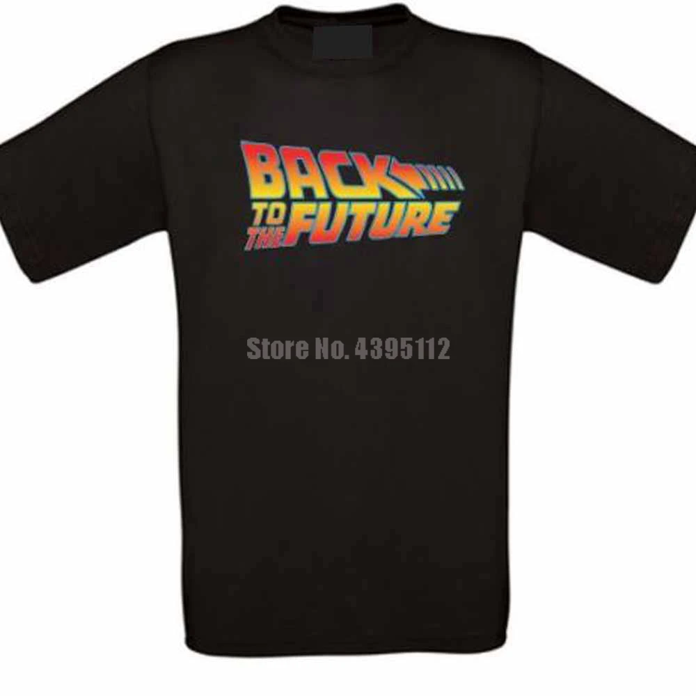 Женская забавная футболка в стиле Харадзюку с 3D принтом череп Назад будущее Zuruck In