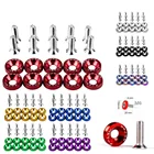 10 шт. M6 JDM изменение шестигранные крепежные детали крыло шайба бампер двигатель портом мама винты авто-Стайлинг RS-QRF002