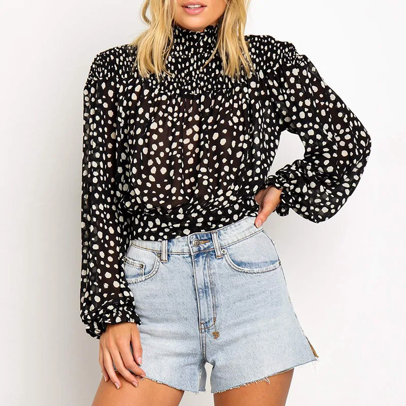 Fanbety женская элегантная шифоновая блузка рубашка сексуальная офисная бандажная