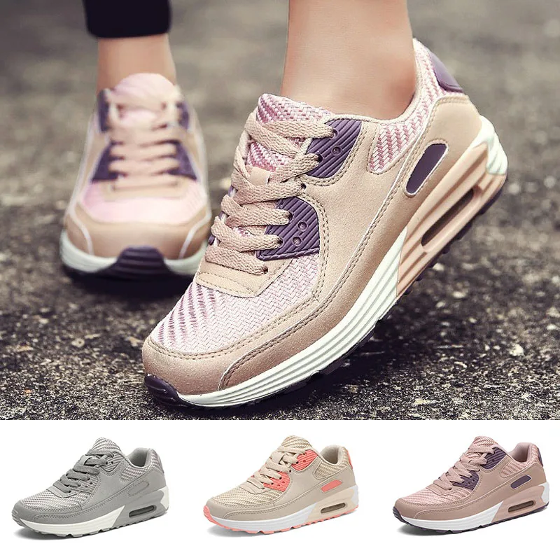 

LIN KING Spring Autumn Women Lace Up Sneakers New Thick Sole Wedges Casual Shoes Shallow Ladies Breathable Outdoor Tenis Shoes