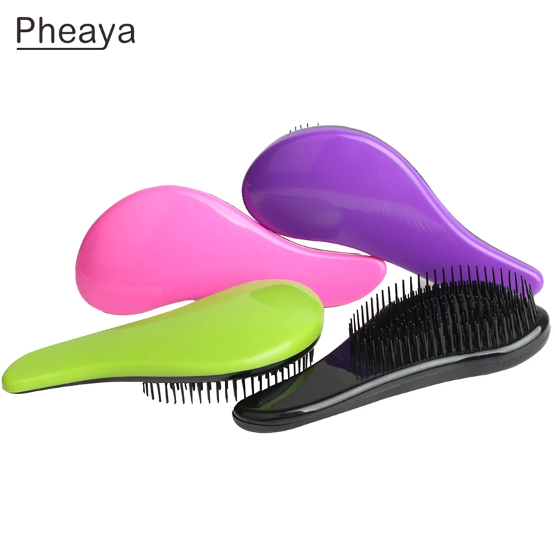 

Pheaya Hairbrush Women TT Hairdressing Combs Massage Anti-static Detangler Baby Hair Brush Styling Tool Barber Accessories