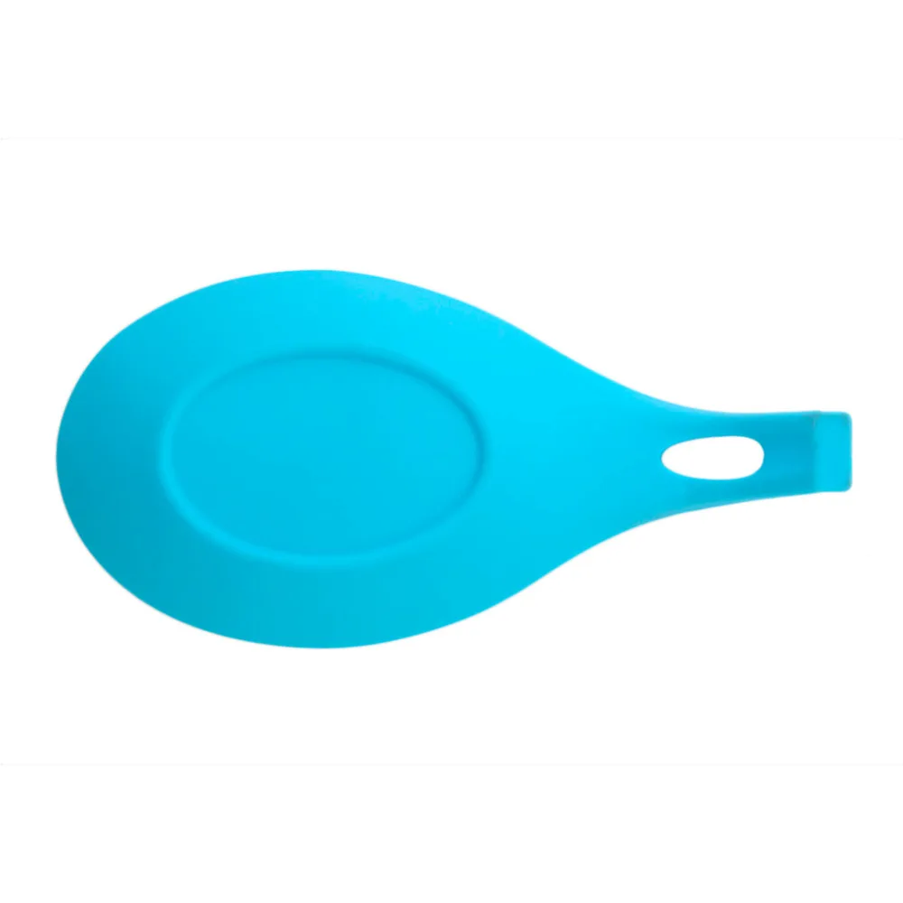 PREUP Горячий Поиск случайный цвет Силиконовая ложка отдых жаростойкая кухонная