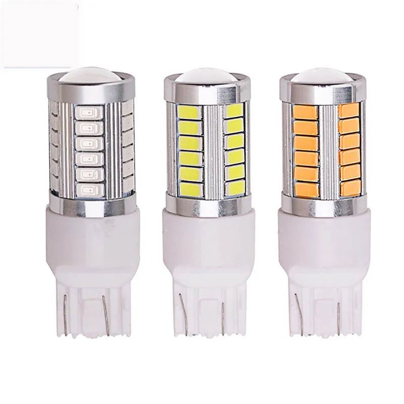 

YOUEN T20 W21/5W 1156 1157 7443 7440 W21W 5630 33SMD LED Car Brake Light White Red Yellow DC 12V 800LM Turn Reverse Lamp